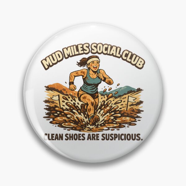 Item preview, Mud Miles Social Club – Funny Mud Run Obstacle Race Shirt designed and sold by Concrete Coffee Studio.