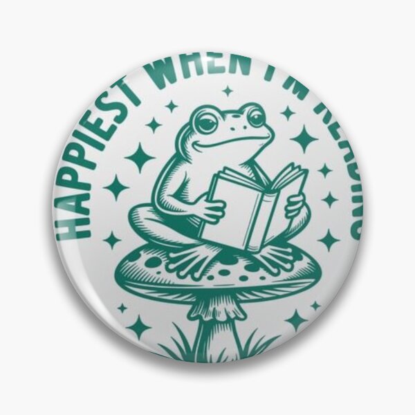 Item preview, Retro Reading Frog Vintage Book Lover Shirt designed and sold by denisa1mihaela.