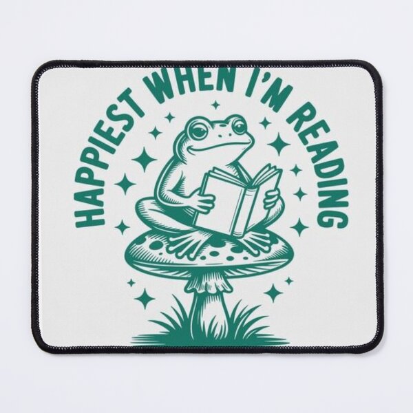 Item preview, Retro Reading Frog Vintage Book Lover Shirt designed and sold by denisa1mihaela.