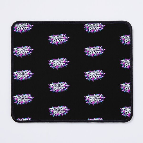 Item preview, Digital Riot – Chrome Y2K Graffiti Design designed and sold by Arrow2025.