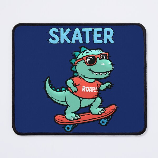 Item preview, Skateboarding Dinosaur | T-Rex Skating ROAR Kawaii Design designed and sold by AstronautMerch.