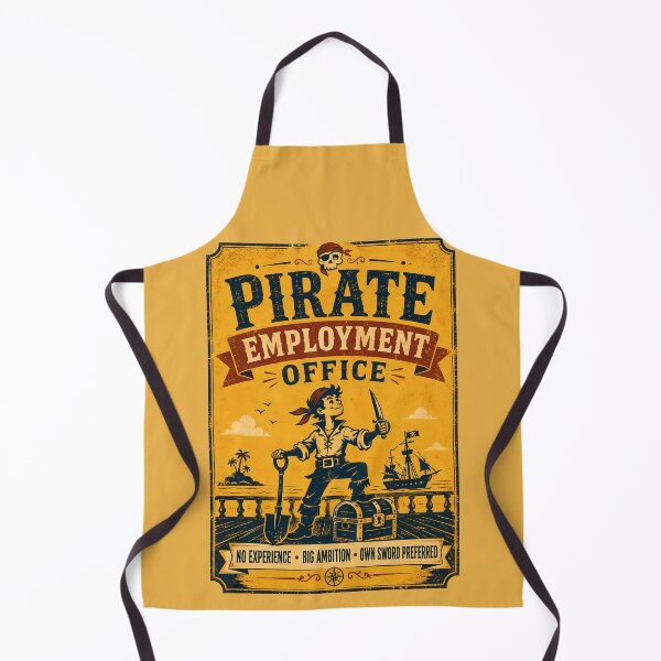 Item preview, Pirate Employment Office Recruitment Poster designed and sold by agearb.