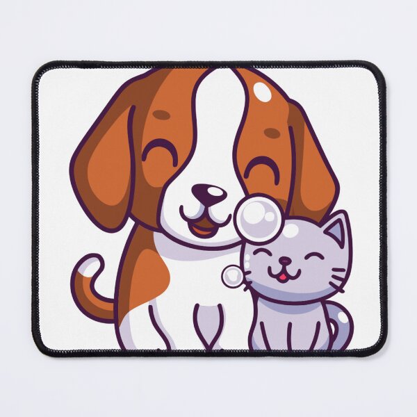 Item preview, Cat and Dog Animal Friendship Design designed and sold by Charonde.