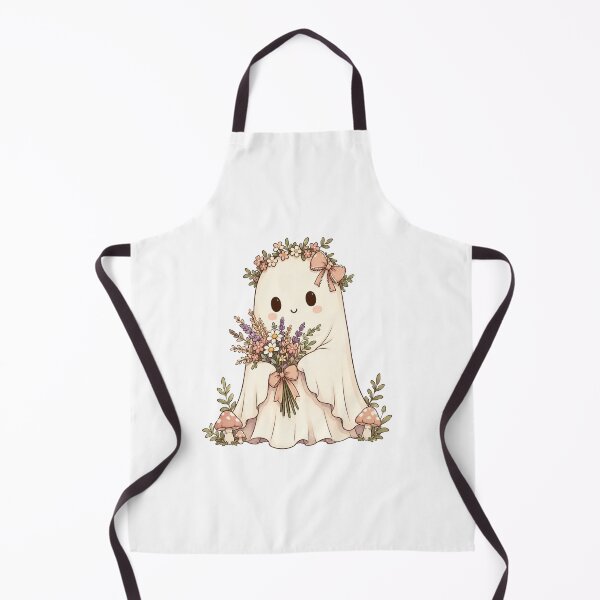 Item preview, Cute Ghost with Flowers Coquette Halloween designed and sold by Yellowriversss.