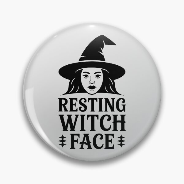 Item preview, Resting Witch Face – Funny Halloween Witch Design designed and sold by Jollys-ArtShop.