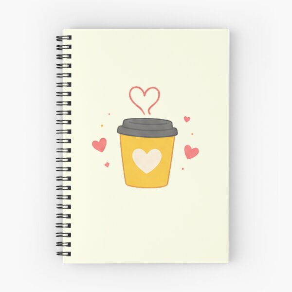 Item preview, Cute Kawaii Coffee Cup Heart Steam Warm Yellow Latte Aesthetic designed and sold by Rehnair.