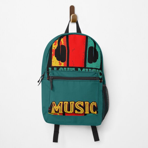 Item preview, I Love Music | Retro Design Vintage 80s Headphones designed and sold by AstronautMerch.