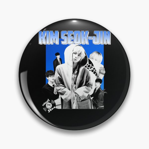 Artikelvorschau, Kim Seok-jin Happy Jin Foto-Collage-Poster entworfen und verkauft von Pintergallery.