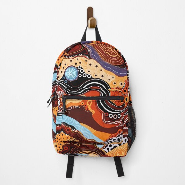 Item preview, Aboriginal Inspired Dot Art - Earthy Pathways Abstract Pattern designed and sold by GrinGalore.