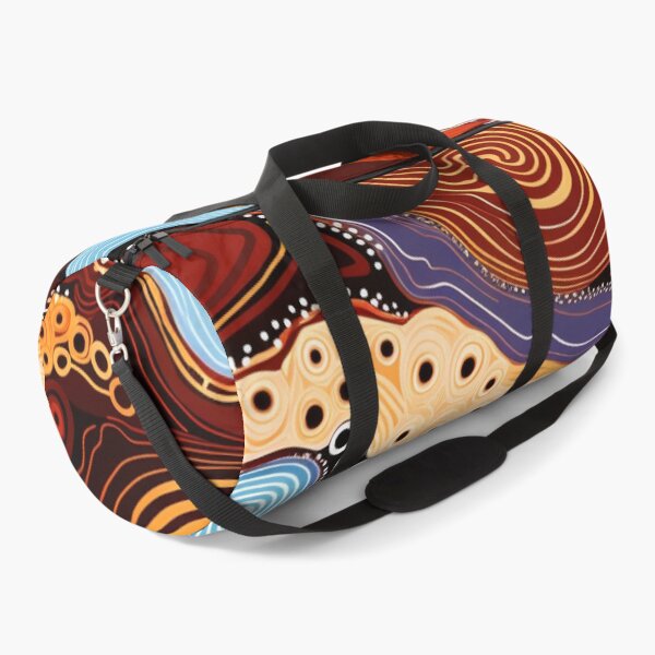 Item preview, Aboriginal Inspired Dot Art - Earthy Pathways Abstract Pattern designed and sold by GrinGalore.