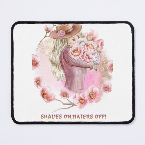 Item preview, shades on haters off floral fashion aesthetic designed and sold by introvertarts.