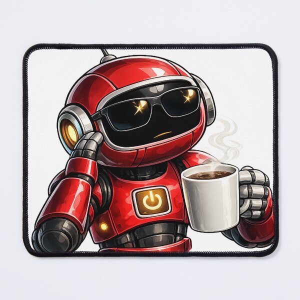 Item preview, Robot Trying to Be Human designed and sold by VasiArtLab.