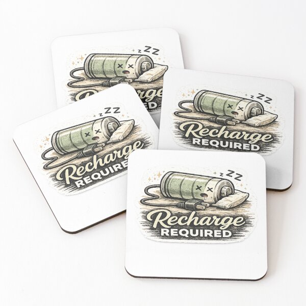 Item preview, Recharge Required | Funny Burnout Design | Social Battery Low Gift for Introverts & Overworked People designed and sold by GottaPics.