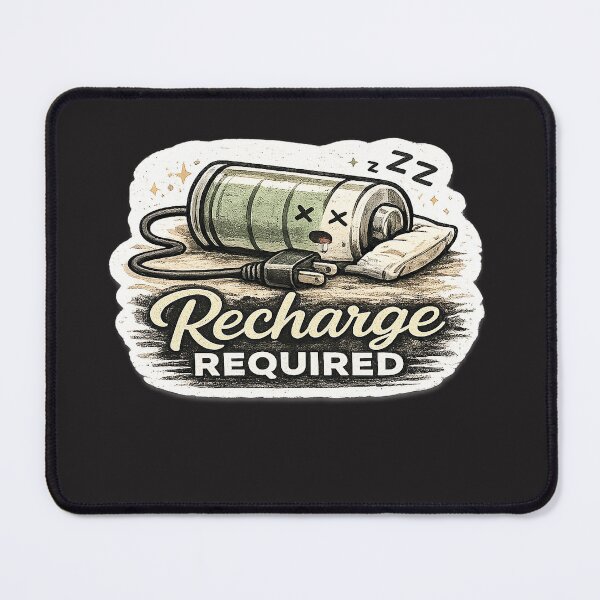 Item preview, Recharge Required | Funny Burnout Design | Social Battery Low Gift for Introverts & Overworked People designed and sold by GottaPics.