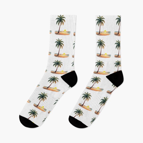 Item preview, Minimal Tropical Palm Tree Beach Sunset | Ocean Paradise Summer Coastal Design designed and sold by Awarrie.