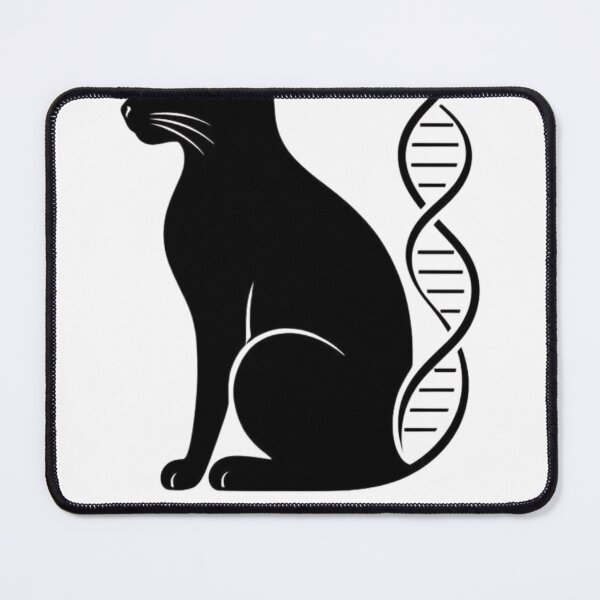 Item preview, The Genetic Code of Purr - Minimalist Science Cat designed and sold by PurrLab Studio.
