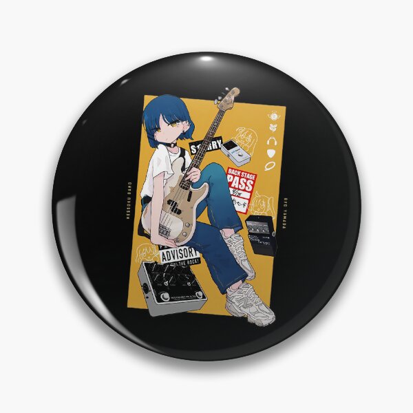 Item preview, Anime Bass Player Music Gear Pop Culture designed and sold by KevinMarkB.