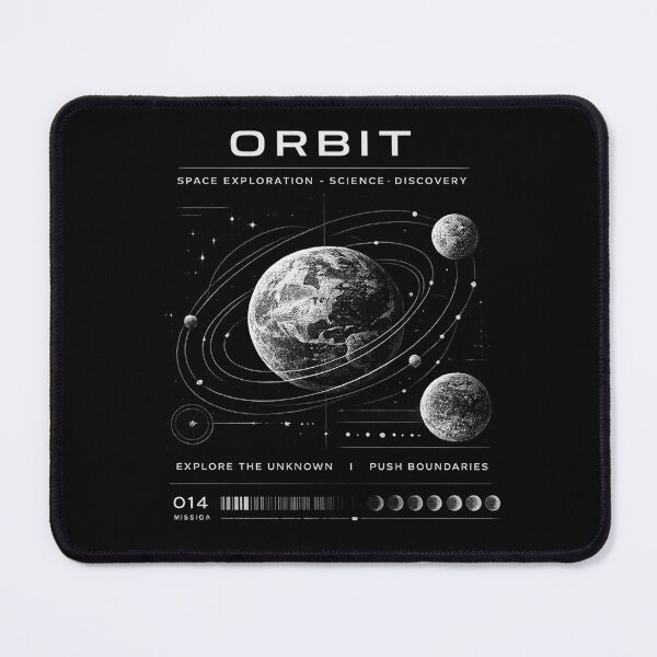 Item preview, ORBIT | Minimal Space Exploration Technical Graphic designed and sold by CreativeCook.