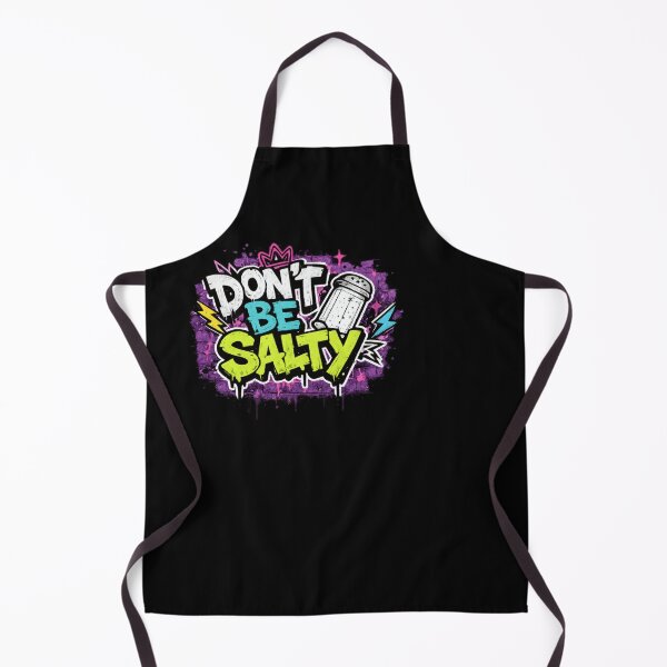 Item preview, Don't Be Salty Graffiti Street Art Salt Shaker designed and sold by markymaarty.