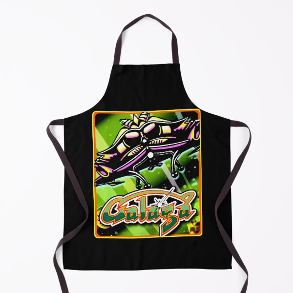 Item preview, Galaga Green Spacecraft Arcade Gaming Poster designed and sold by Pintergallery.