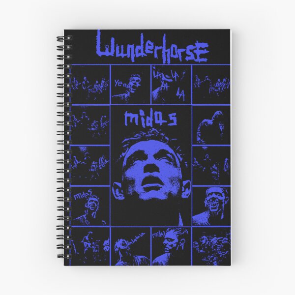 Item preview, Wunderhorse Midas Blue Grid Visuals designed and sold by ValerieEmard.