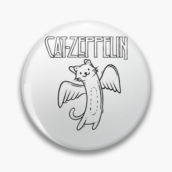 Item preview, Cat-Zeppelin Flying Cat Band Parody designed and sold by ValerieEmard.