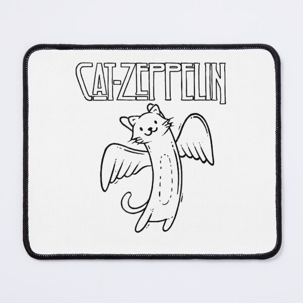 Item preview, Cat-Zeppelin Flying Cat Band Parody designed and sold by ValerieEmard.
