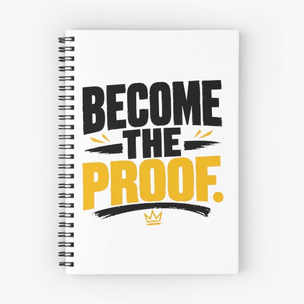 Item preview, Become the Proof – Bold Motivational Typography Quote | Minimal Inspirational Design designed and sold by Lovestickerco.