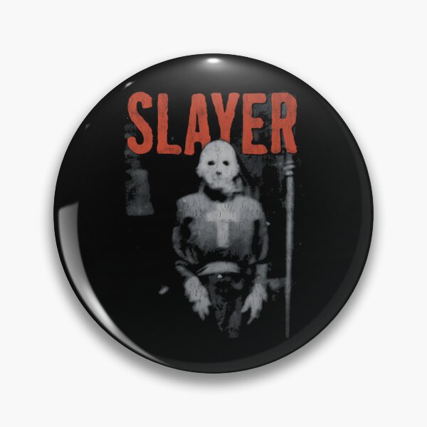 Item preview, Slayer Red Distressed Nun Figure Thrash Metal designed and sold by ValerieEmard.
