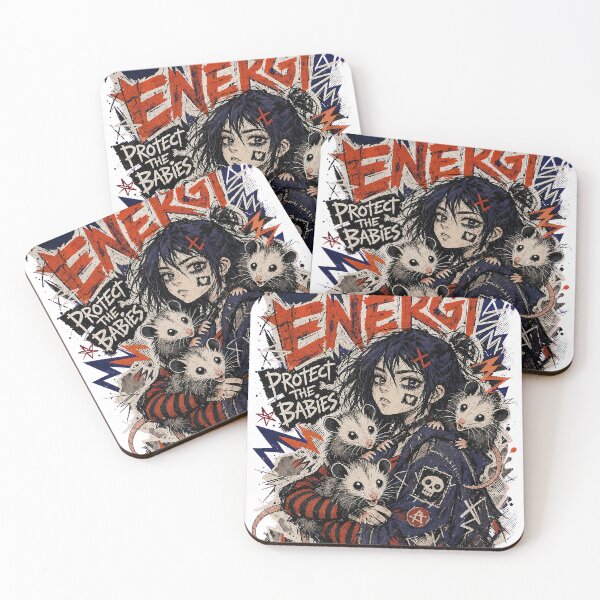 Item preview, Opossum Energy Girl Punk Collage T-Shirt Design designed and sold by KIDEnia.