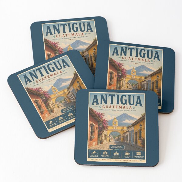 Item preview, Vintage Antigua - Guatemala Poster designed and sold by GoodOldVintage.