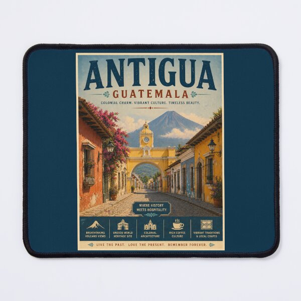 Item preview, Vintage Antigua - Guatemala Poster designed and sold by GoodOldVintage.
