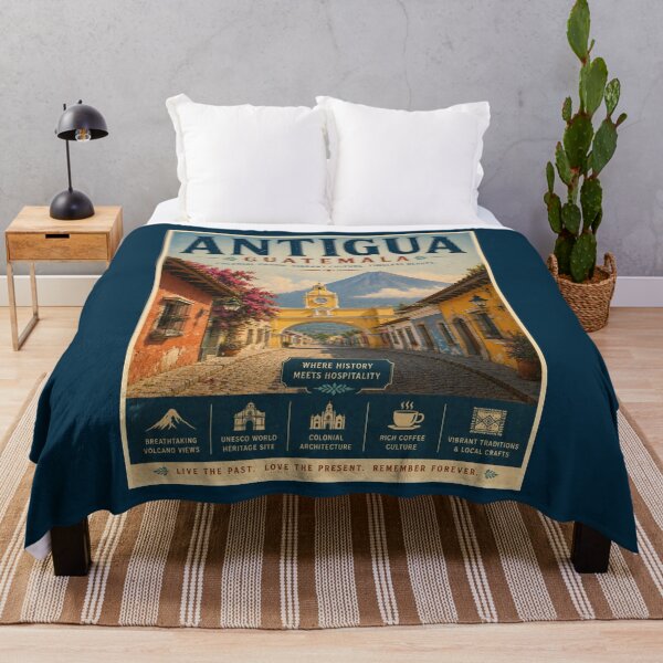 Item preview, Vintage Antigua - Guatemala Poster designed and sold by GoodOldVintage.