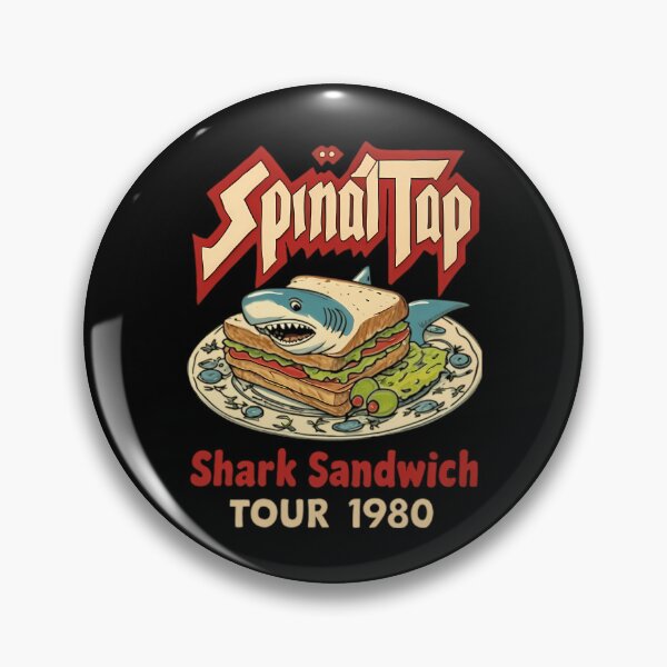 Item preview, Spinal Tap Shark Sandwich Tour 1980 Retro Rock designed and sold by Alinshm.