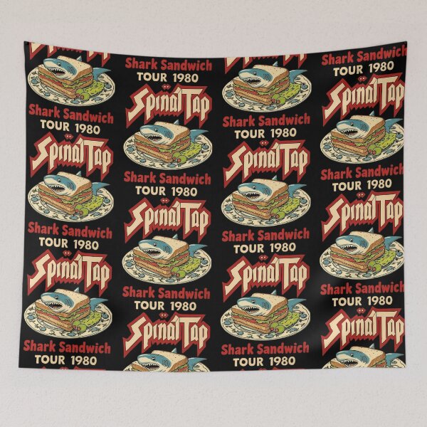 Item preview, Spinal Tap Shark Sandwich Tour 1980 Retro Rock designed and sold by Alinshm.