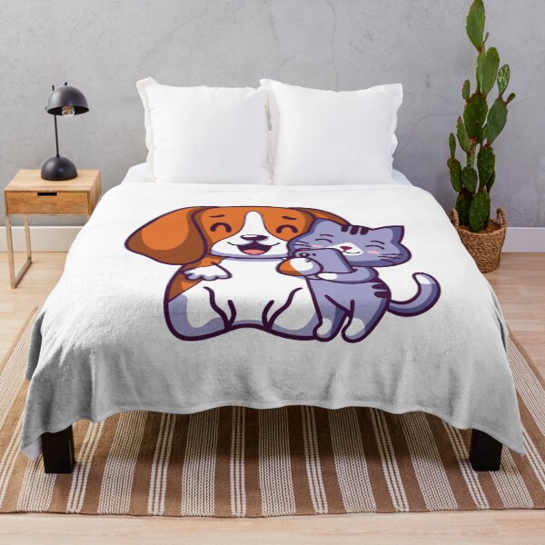 Item preview, Cat and Dog Lovely Pet Friends designed and sold by Charonde.