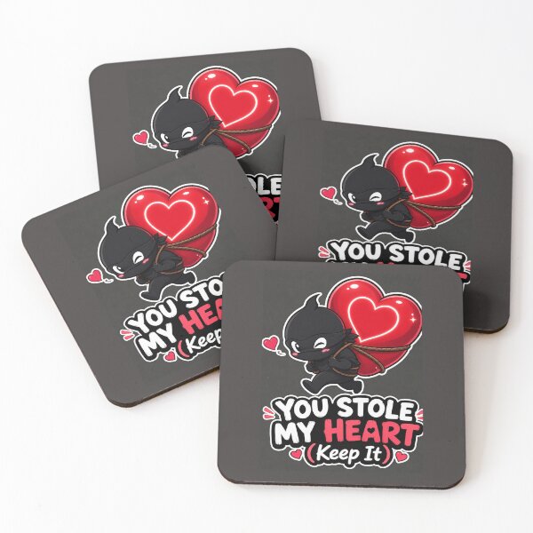 Item preview, You Stole My Heart Keep It Cute Flirty Thief Sticker designed and sold by Aliplus+.