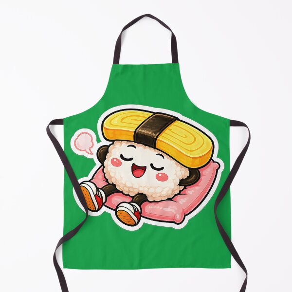 Item preview, Sleepy Egg Sushi Mascot Sticker designed and sold by OddGarage.