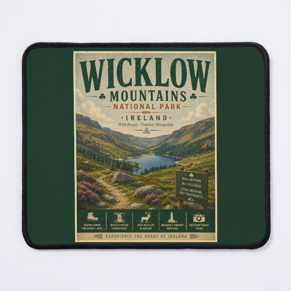 Item preview, Wicklow Mountains National Park - Ireland designed and sold by GoodOldVintage.