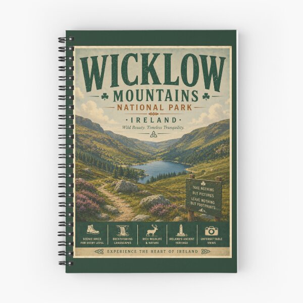 Item preview, Wicklow Mountains National Park - Ireland designed and sold by GoodOldVintage.