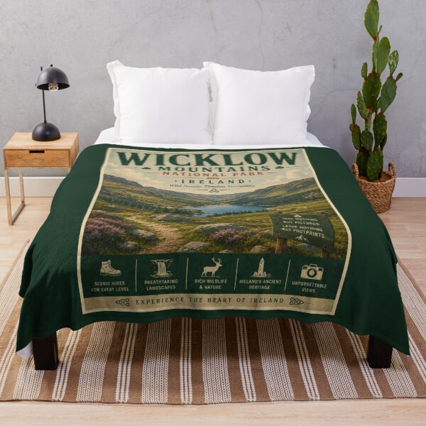 Item preview, Wicklow Mountains National Park - Ireland designed and sold by GoodOldVintage.