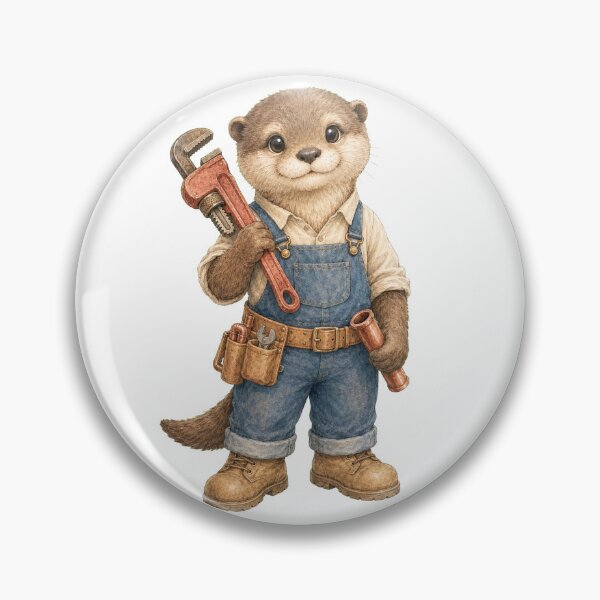 Item preview, Cute Otter Plumber designed and sold by photoparadise22.