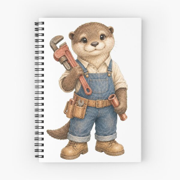 Item preview, Cute Otter Plumber designed and sold by photoparadise22.