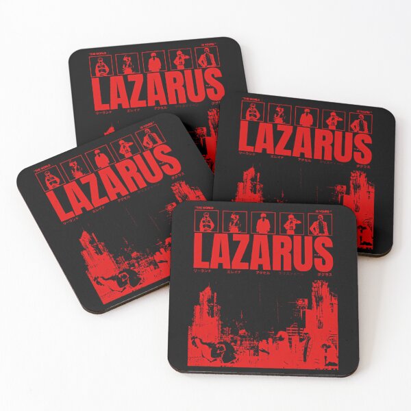 Item preview, Lazarus Anime Red City Silhouette Character designed and sold by Nogar25.