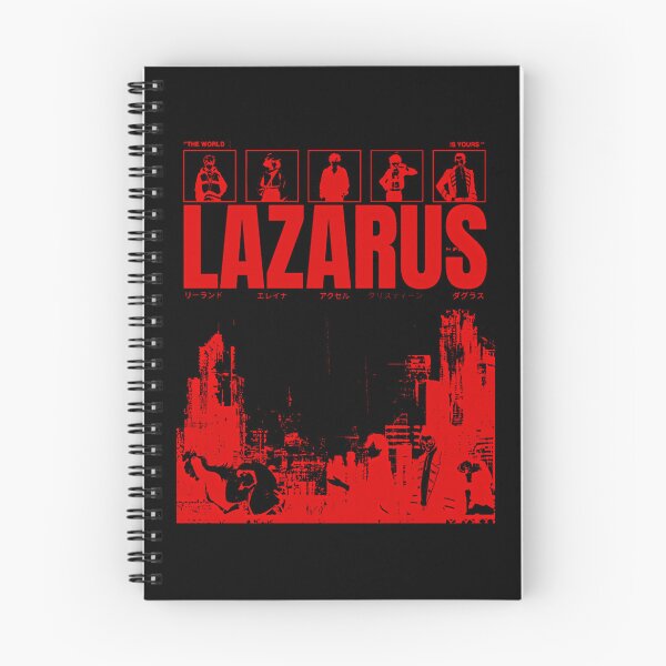 Item preview, Lazarus Anime Red City Silhouette Character designed and sold by Nogar25.