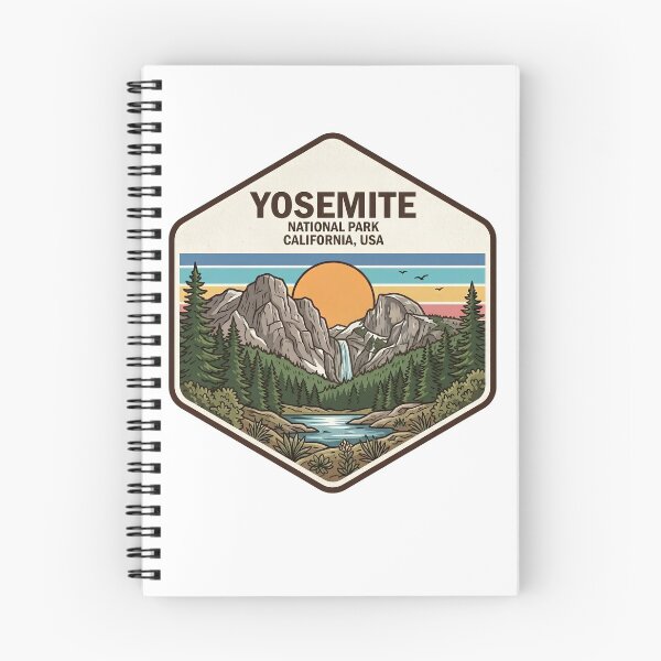 Item preview, Yosemite National Park California Vintage Mountain Sunset designed and sold by LittleArij.
