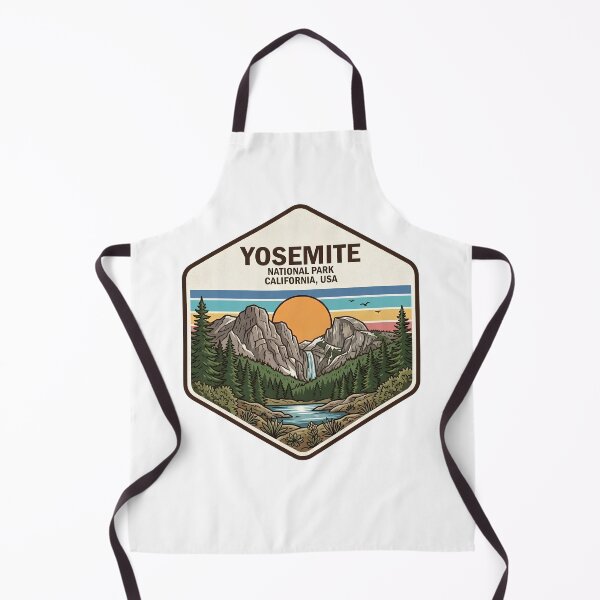 Item preview, Yosemite National Park California Vintage Mountain Sunset designed and sold by LittleArij.