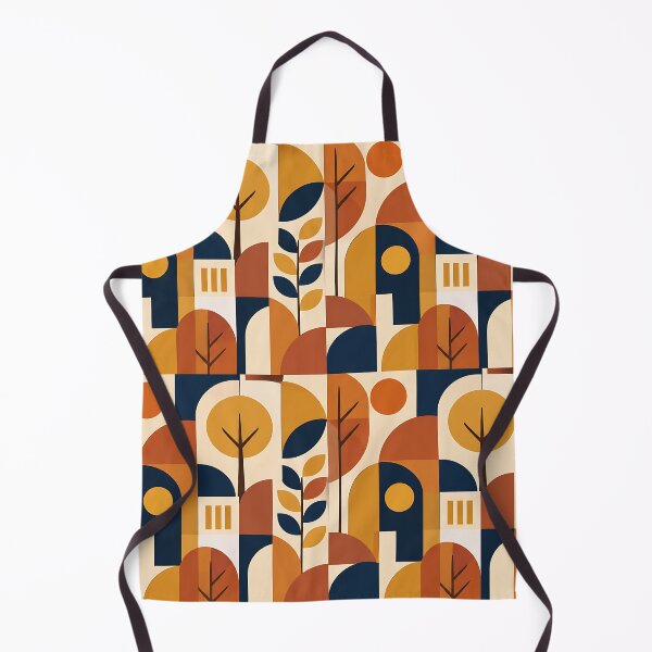 Item preview, Minimalist Bauhaus Geometric Autumn Shape Pattern designed and sold by Thai Vibe Studio.