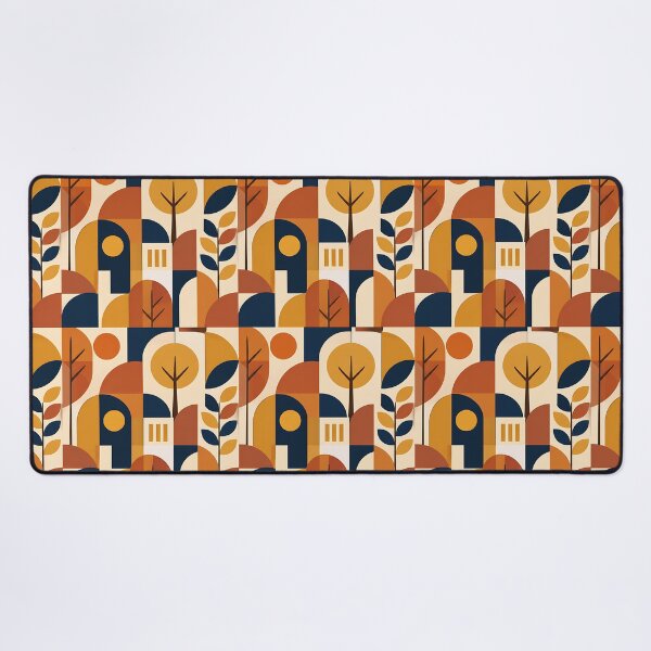 Item preview, Minimalist Bauhaus Geometric Autumn Shape Pattern designed and sold by Thai Vibe Studio.