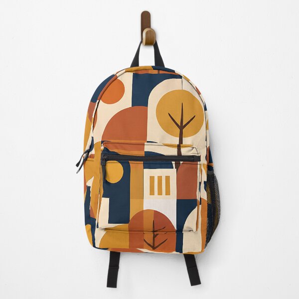 Item preview, Minimalist Bauhaus Geometric Autumn Shape Pattern designed and sold by Thai Vibe Studio.